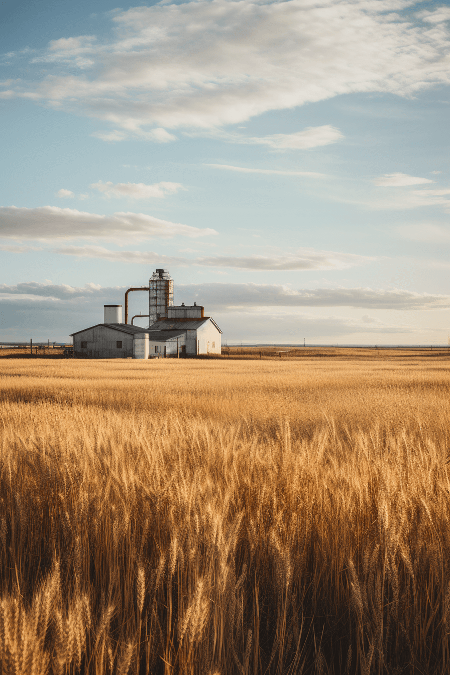 Prairie wellsite outside Red Deer, Alberta